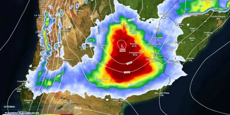 Ciclogénesis en Buenos Aires: cuándo dejará de llover