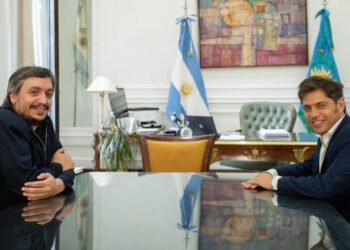 Axel Kicillof relativiza la propuesta de Máximo Kirchner para que presida el PJ e insiste con Magario