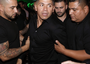 Conflicto en un boliche: Néstor Ortigoza es retirado tras una pelea