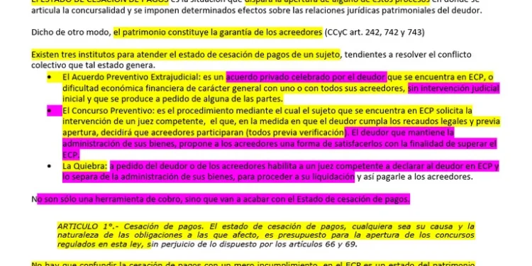 Aumento de procesos judiciales por quiebras en pymes