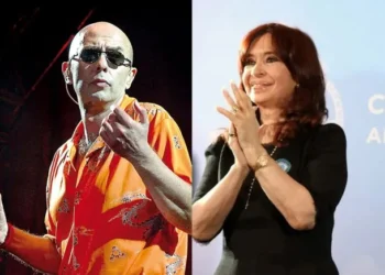 Una fotografía inédita de Cristina Kirchner y el Indio Solari: “Votemos a conciencia como si estuviera en la lista”