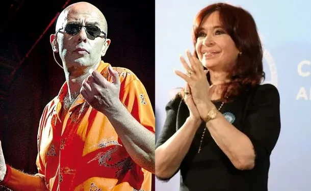 Una fotografía inédita de Cristina Kirchner y el Indio Solari: “Votemos a conciencia como si estuviera en la lista”