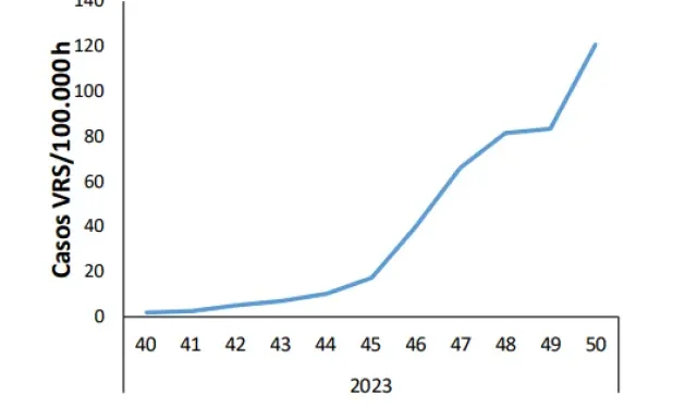 Incremento de casos de Virus Sincicial Respiratorio (VSR)