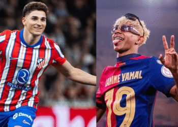 Lamine Yamal muestra su apoyo a la llegada de Julián Álvarez al Barcelona