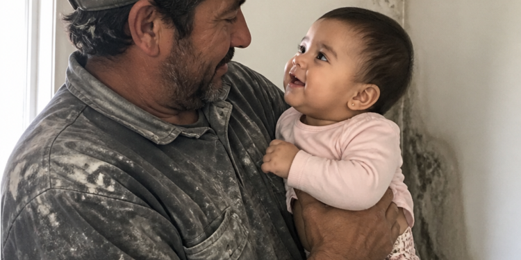 Un albañil se reencuentra con la beba que cuidó hace años durante una reparación