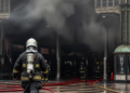 Incendio en la estación Constitución: se evacuó la terminal y Bomberos trabaja en el lugar